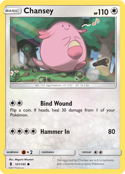 Chansey 101/145 — Guardians Rising